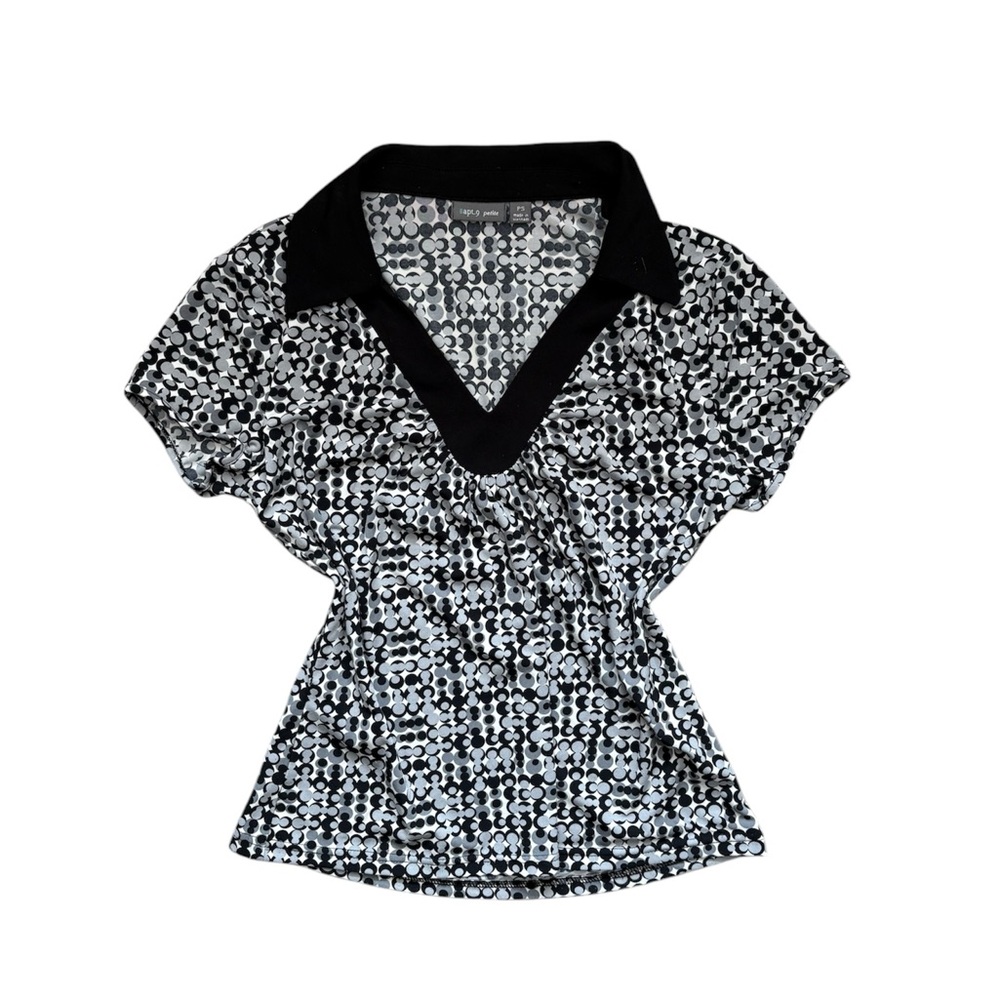 Black and White Women's Top